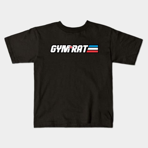 Gym Rat - Nostalgic Joe Soldier Logo Style Kids T-Shirt by Cult WolfSpirit 